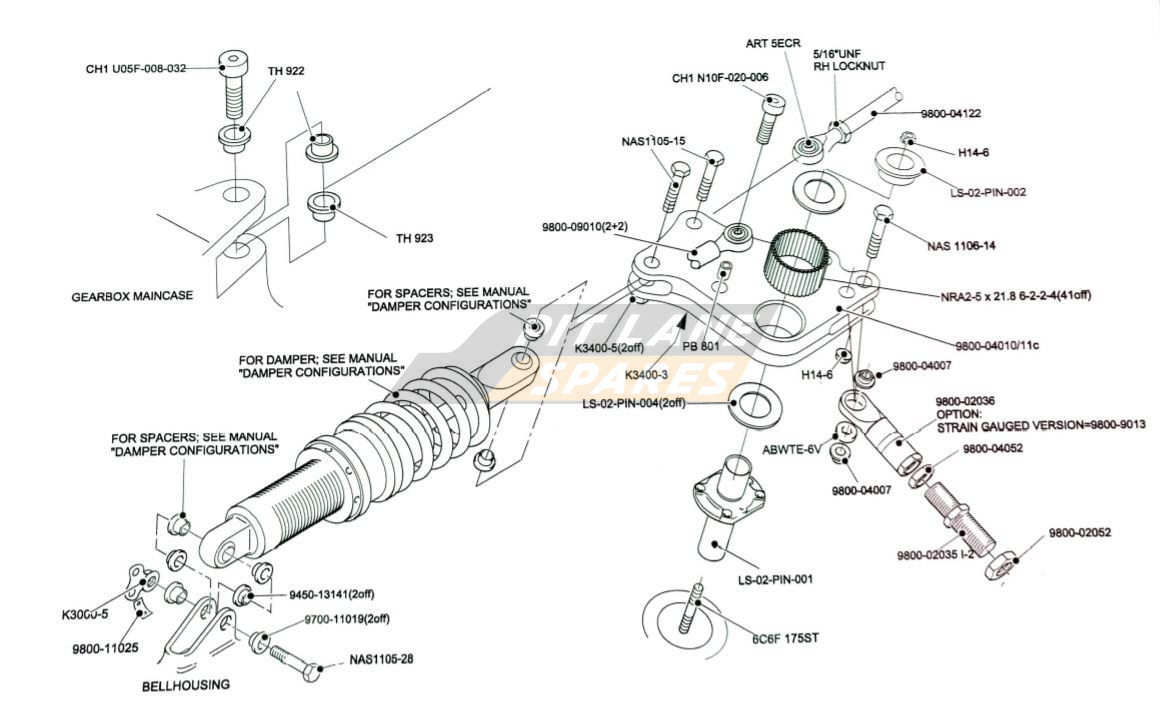 Browse Race Car Parts: Rear rocker assembly | Pitlane Spares